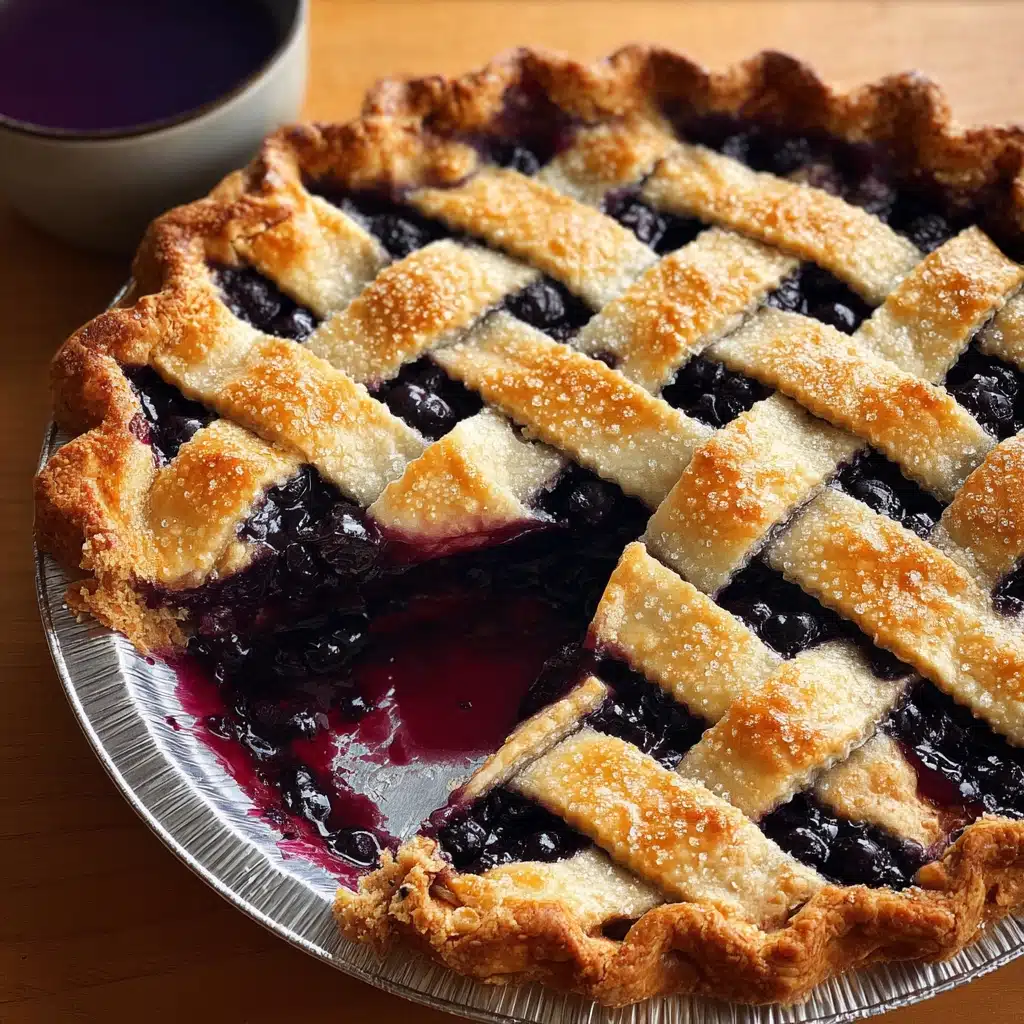 Homemade Blueberry Pie Recipe - Recipe Image