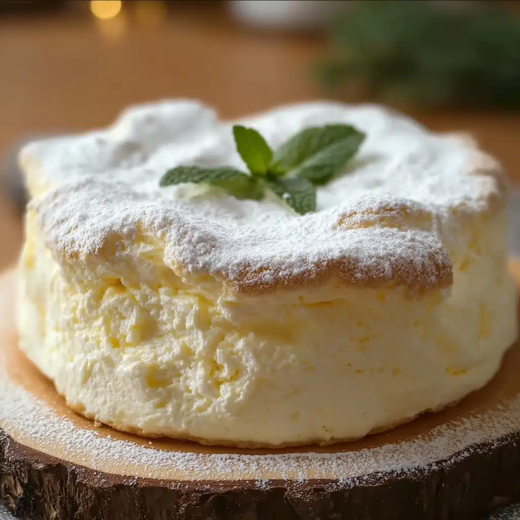 Light & Fluffy Yogurt Cloud Cake Recipe - Recipe Image