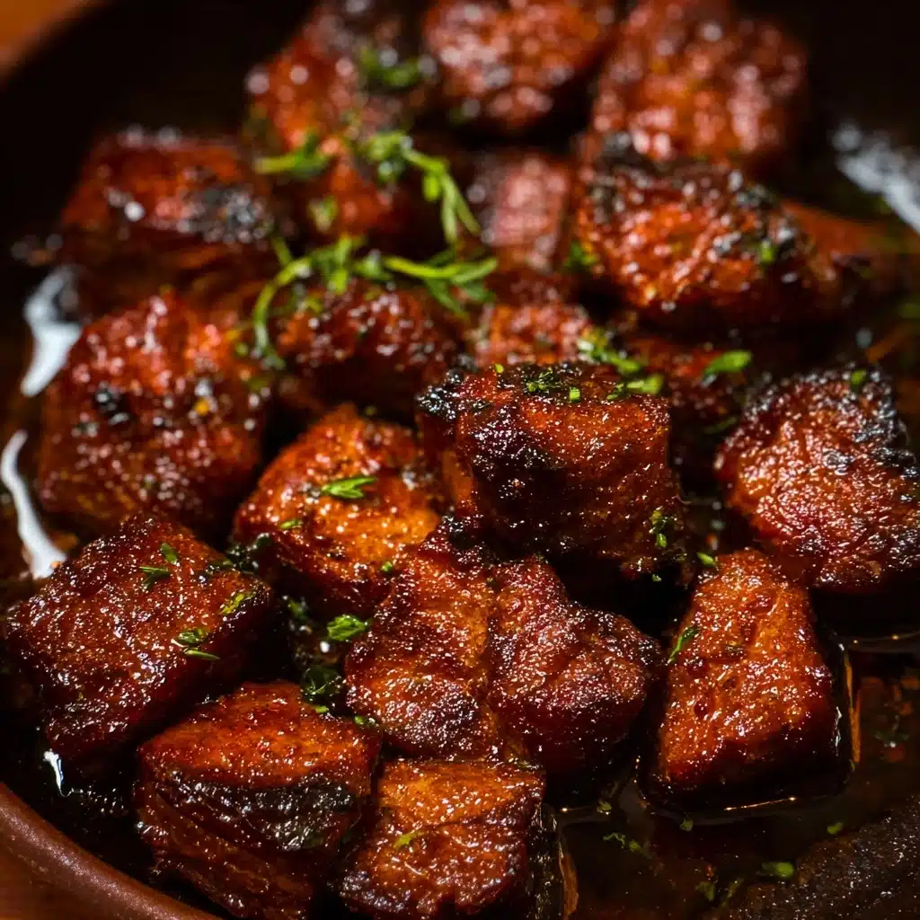 Cajun Garlic Butter Steak Bites Recipe - Recipe Image