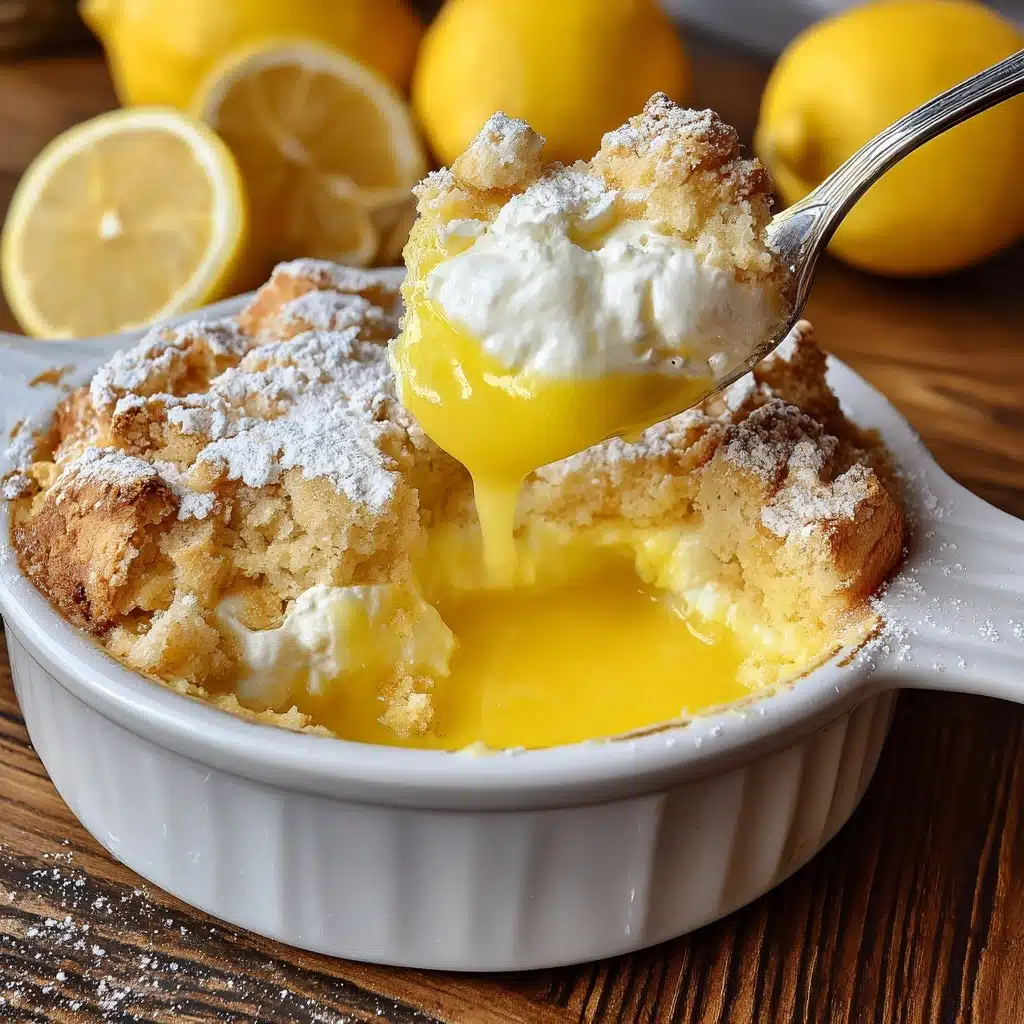 Magic Lemon Cobbler Recipe - Recipe Image