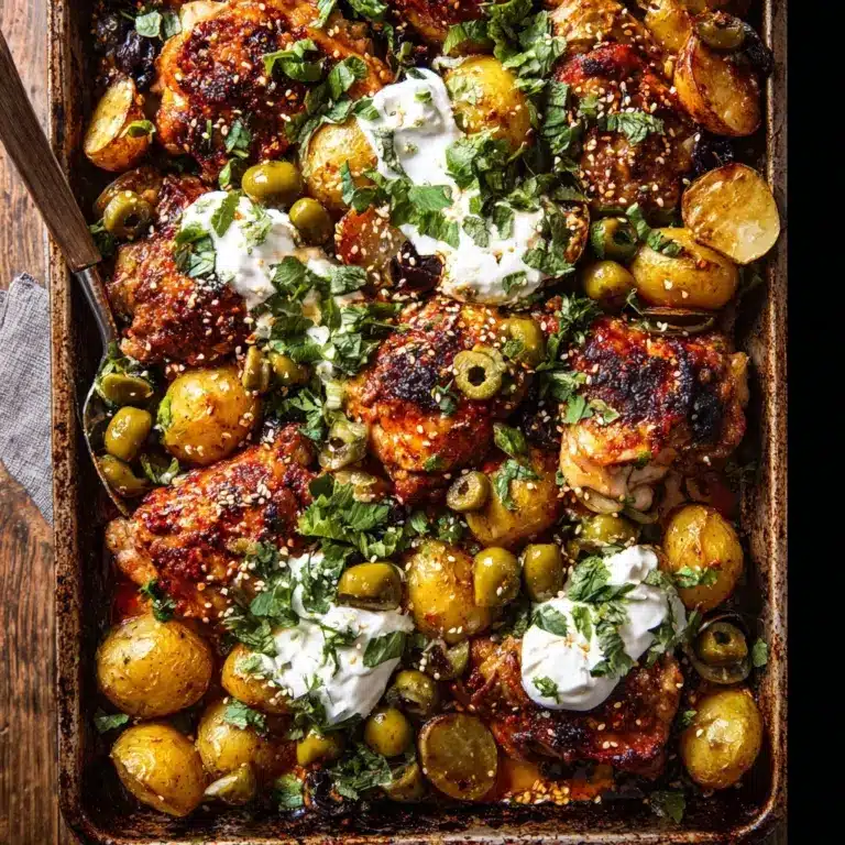 Sheet Pan Lemon Balsamic Chicken and Potatoes Recipe
