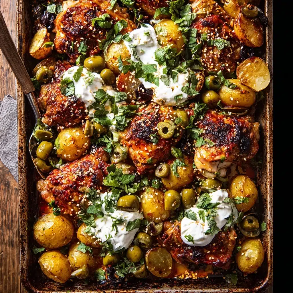 Sheet Pan Lemon Balsamic Chicken and Potatoes Recipe - Recipe Image