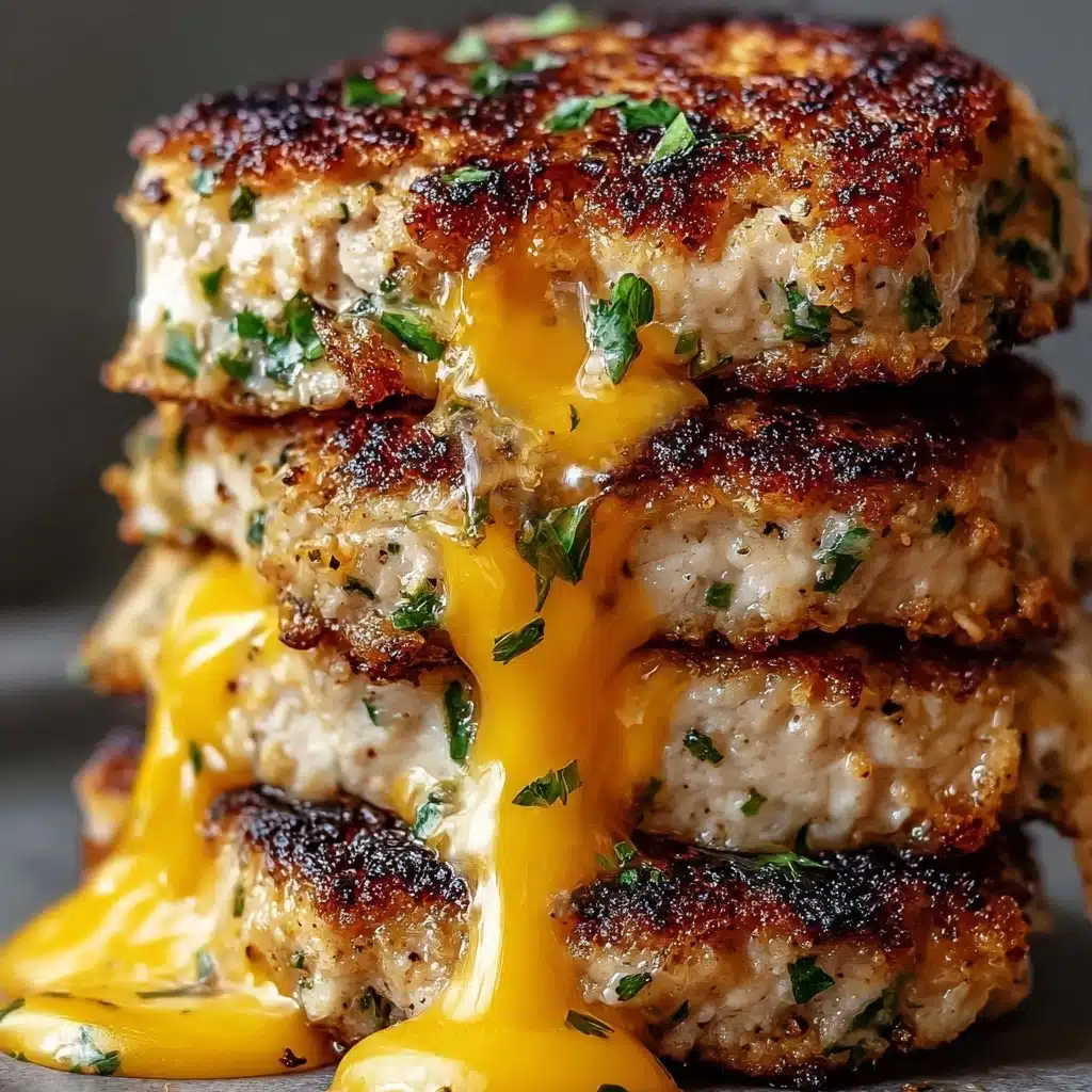 Cheddar Ranch Chicken Burgers Recipe - Recipe Image