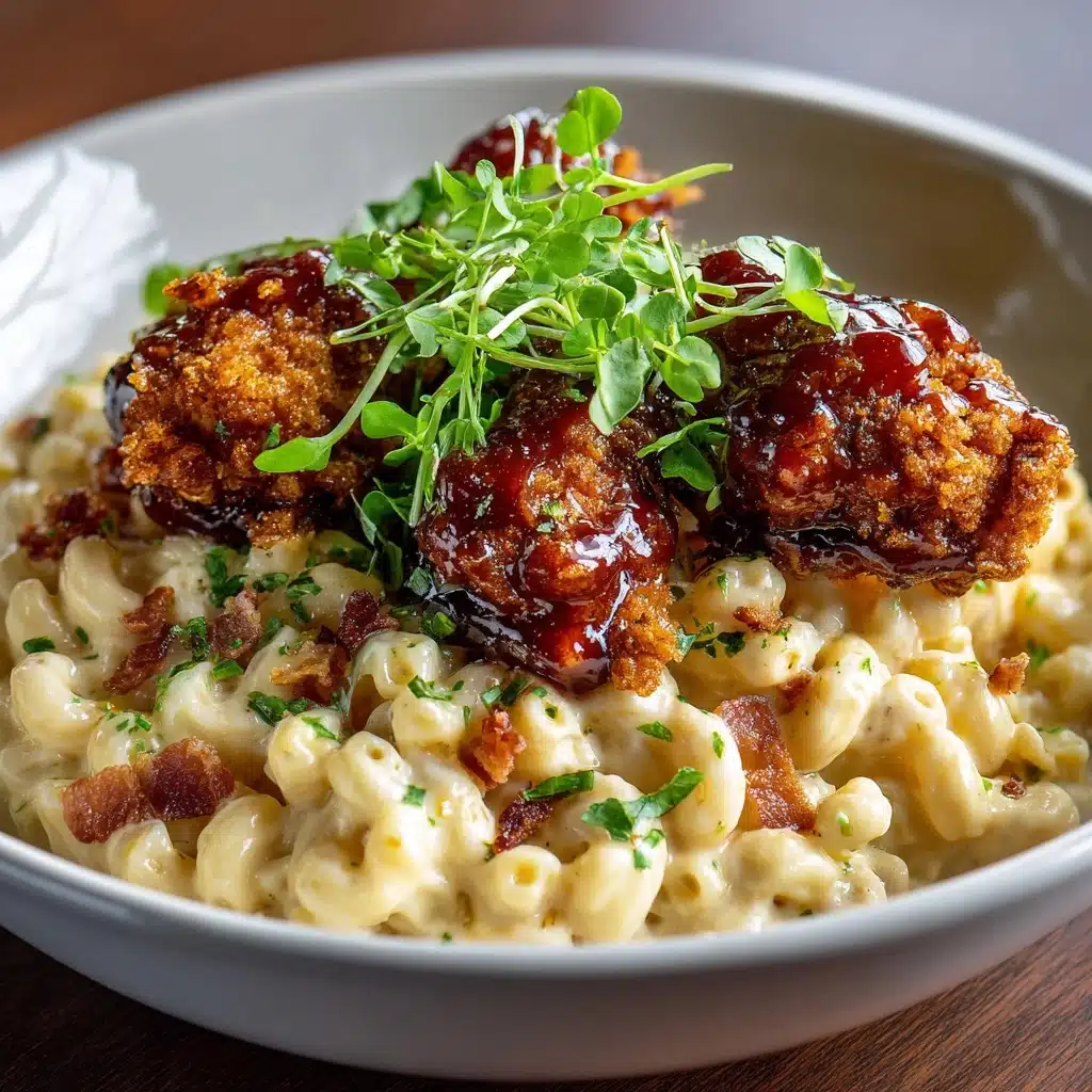 Honey Pepper Chicken Mac and Cheese Recipe - Recipe Image