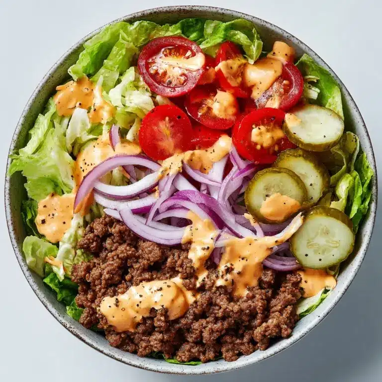 Burger in a Bowl Recipe