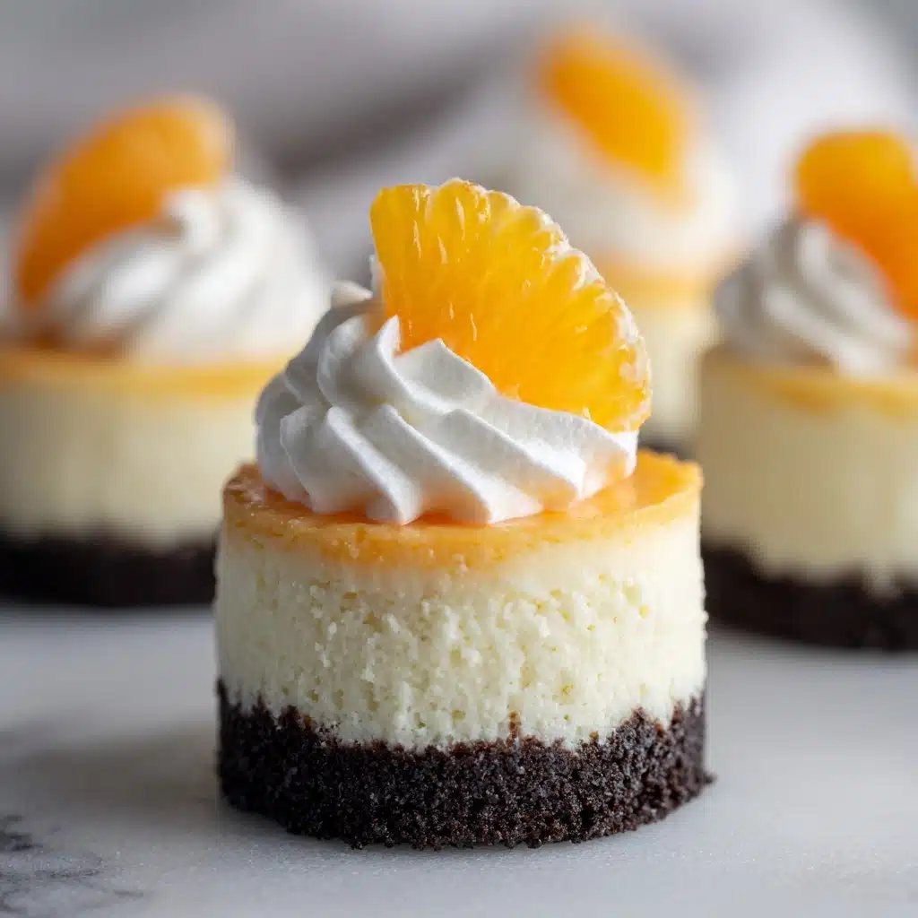 Orange Creamsicle Mini Cheesecakes Recipe - Recipe Image