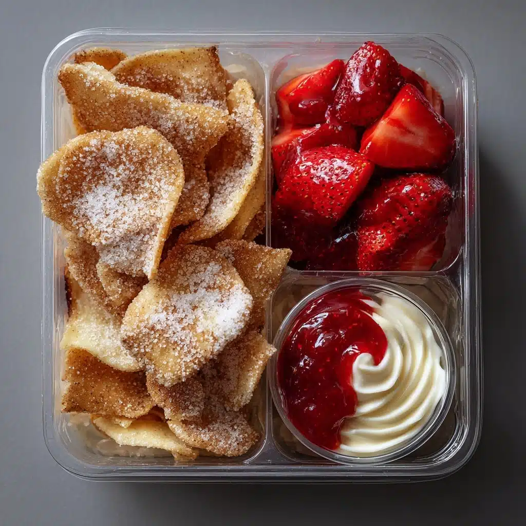 Strawberry Cheesecake NachosIngredients: Recipe