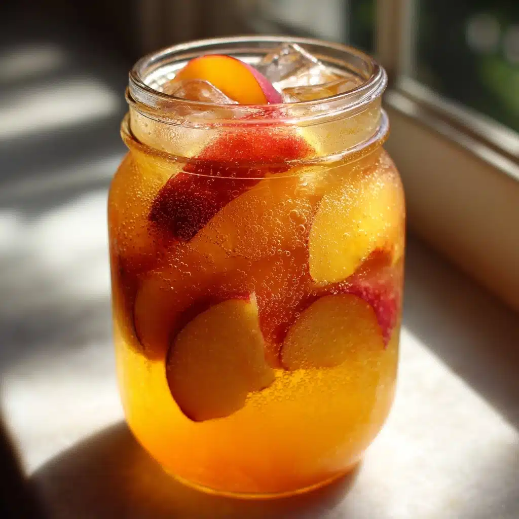 Homemade Peach Lemonade Recipe - Recipe Image
