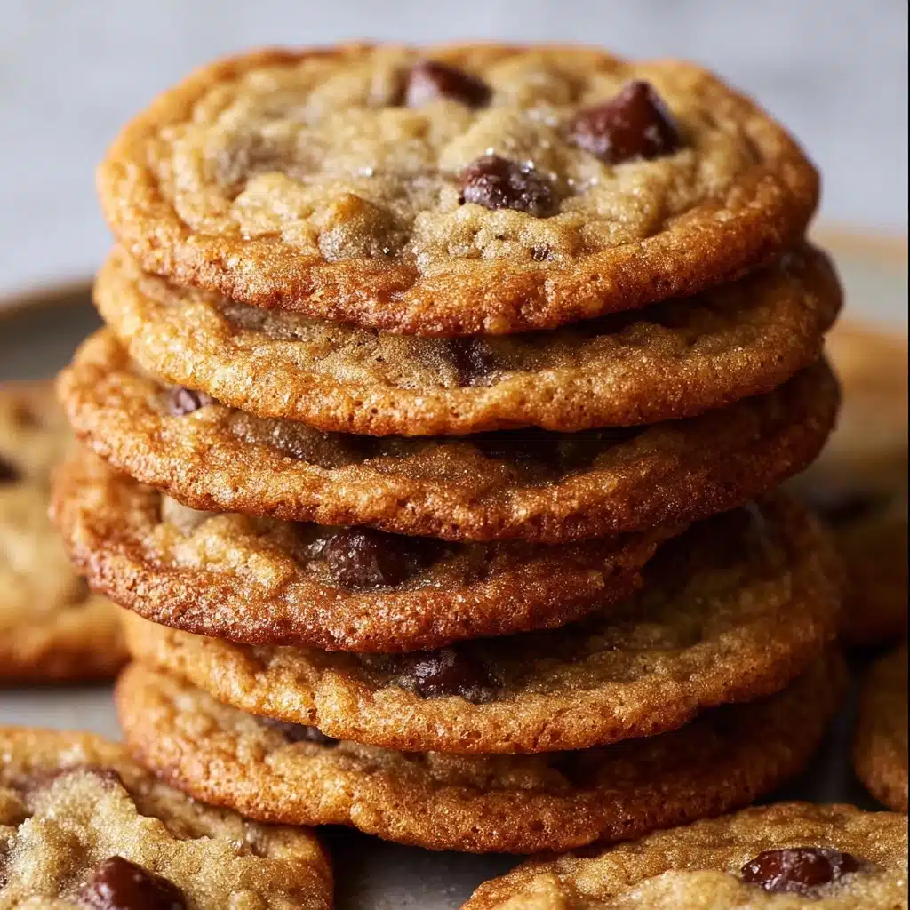 Thin Crispy Chocolate Chip CookiesIngredients Recipe - Recipe Image