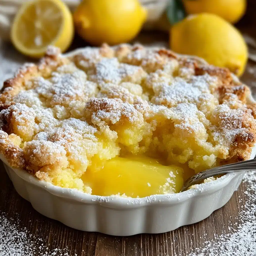 Magic Lemon Cobbler: A Sweet, Tangy Dessert Delight Recipe - Recipe Image