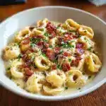 Creamy Tortellini Carbonara Recipe