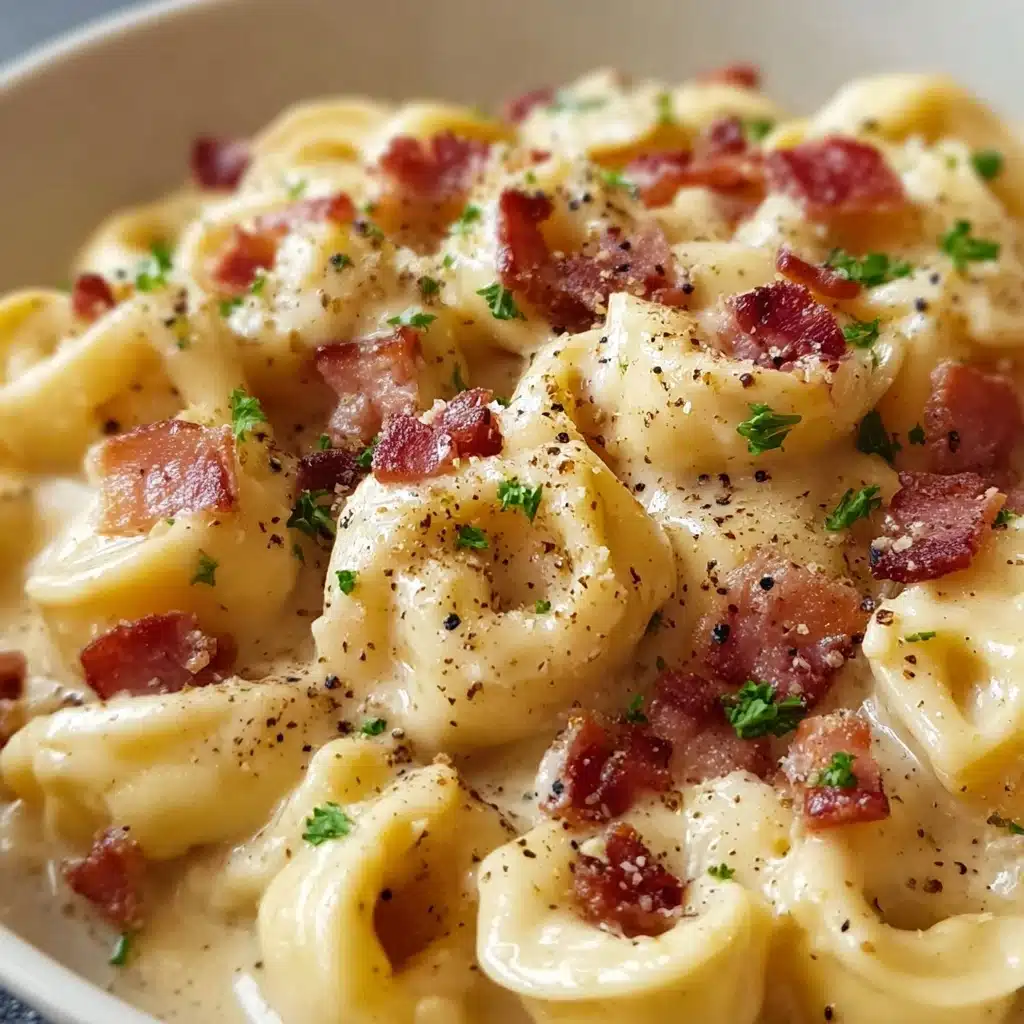 Creamy Tortellini Carbonara Recipe - Recipe Image