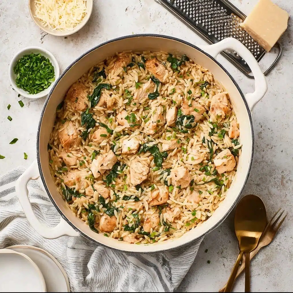 One Pot Chicken Orzo Recipe