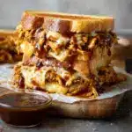 BBQ Chicken Grilled Cheese Sandwich Recipe