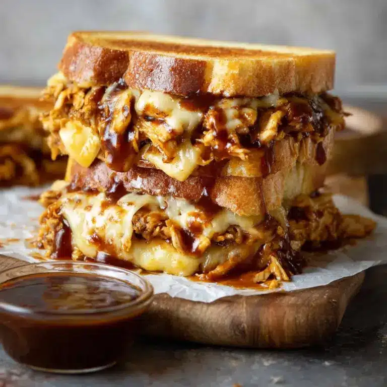 BBQ Chicken Grilled Cheese Sandwich Recipe