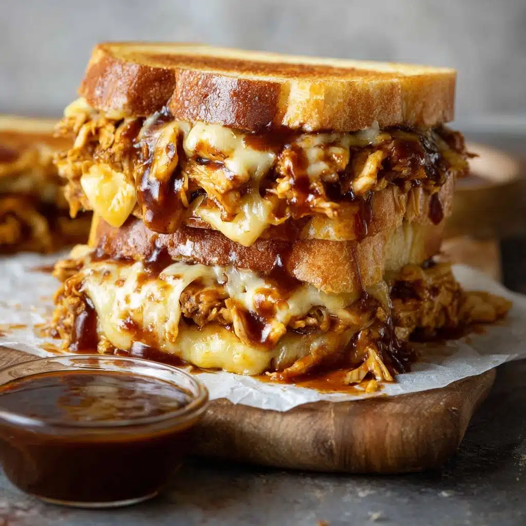 BBQ Chicken Grilled Cheese Sandwich Recipe