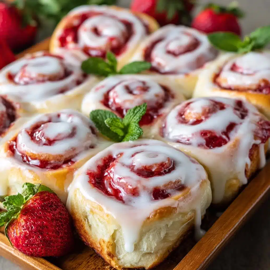 Strawberry Cheesecake Cinnabon Rolls Recipe