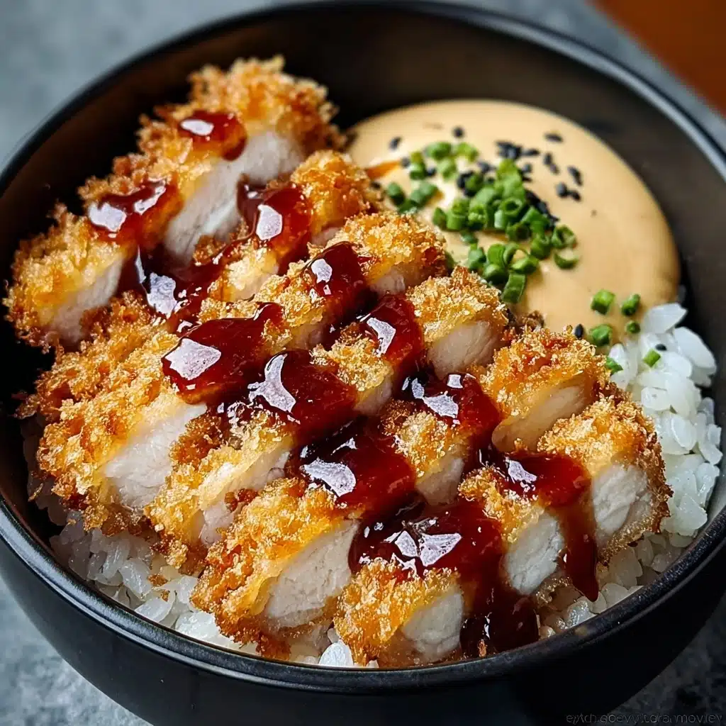 Japanese Katsu Bowls with Tonkatsu Sauce Recipe - Recipe Image