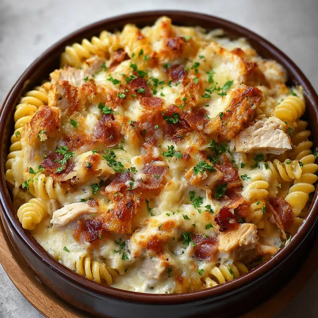 Crazy Good Chicken Pasta Casserole Recipe - Recipe Image