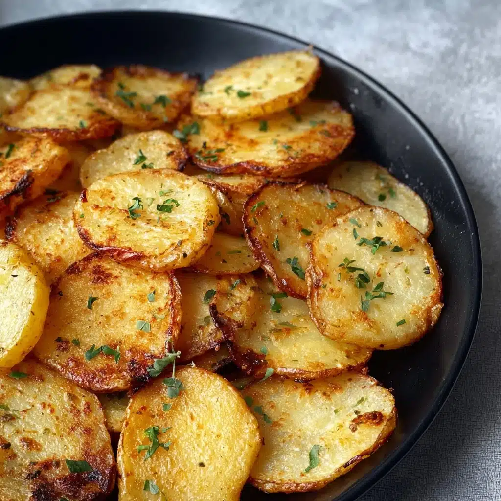 Air Fryer Sliced Potatoes Recipe