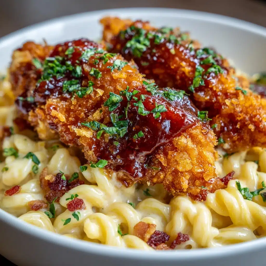 Honey Pepper Chicken Mac and Cheese Recipe