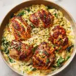 Boursin Orzo with Chicken Recipe