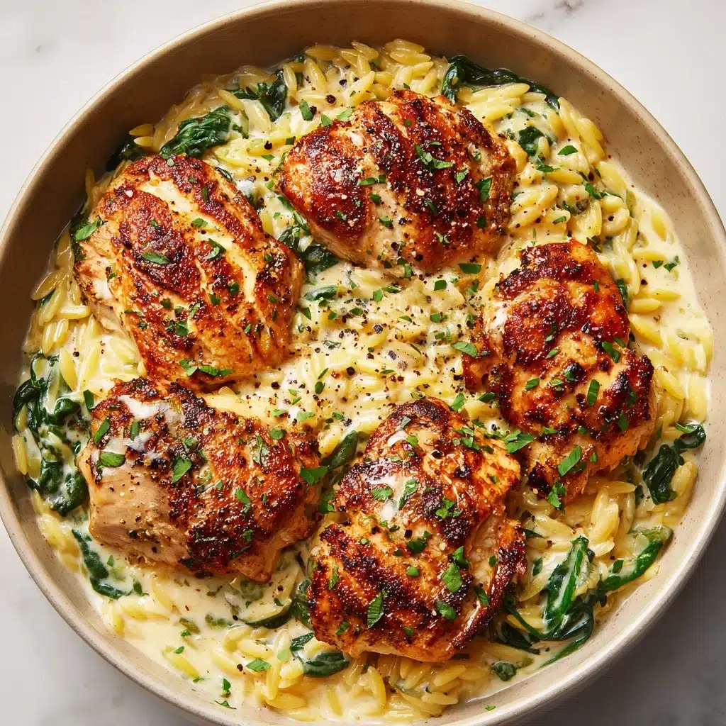 Boursin Orzo with Chicken Recipe