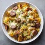 Cheesy Ranch Potatoes and Smoked Sausage Recipe