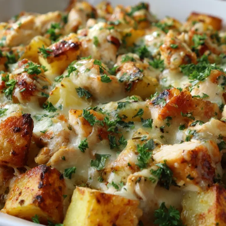 Garlic Parmesan Chicken and Potatoes (One-Pan Dinner) Recipe