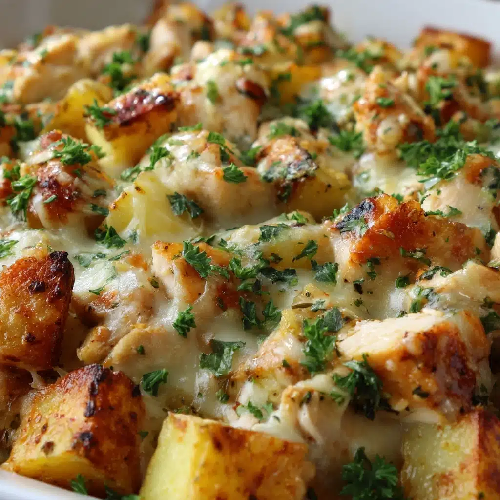 Garlic Parmesan Chicken and Potatoes (One-Pan Dinner) Recipe