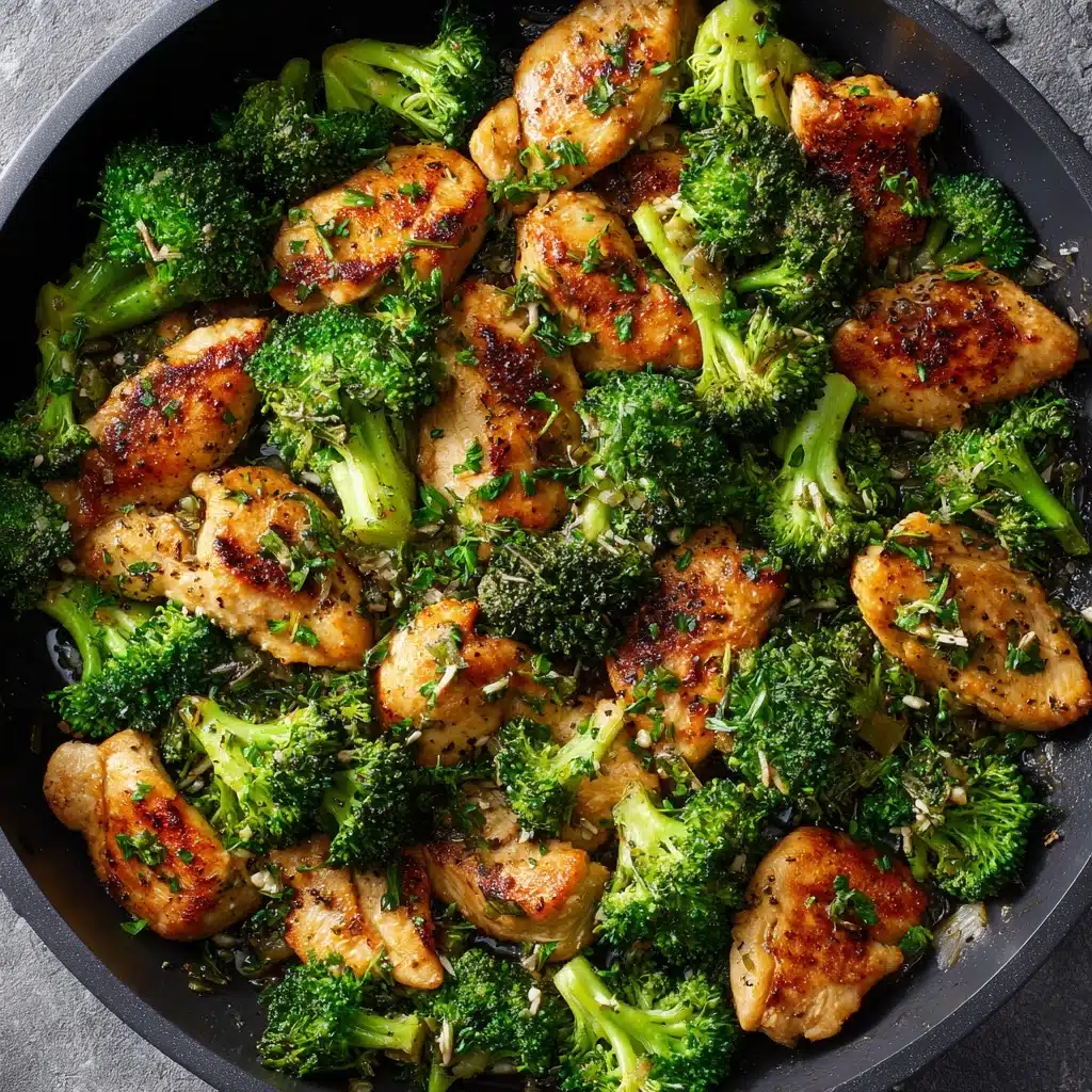 Low Carb Chicken Broccoli Skillet Recipe