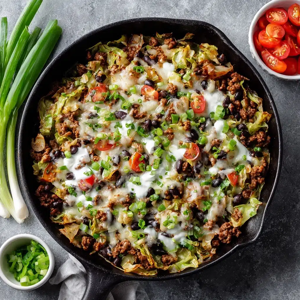 Low Carb Cabbage Taco Skillet (Keto-Friendly) Recipe - Recipe Image