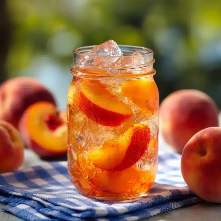 Homemade Peach Lemonade Recipe