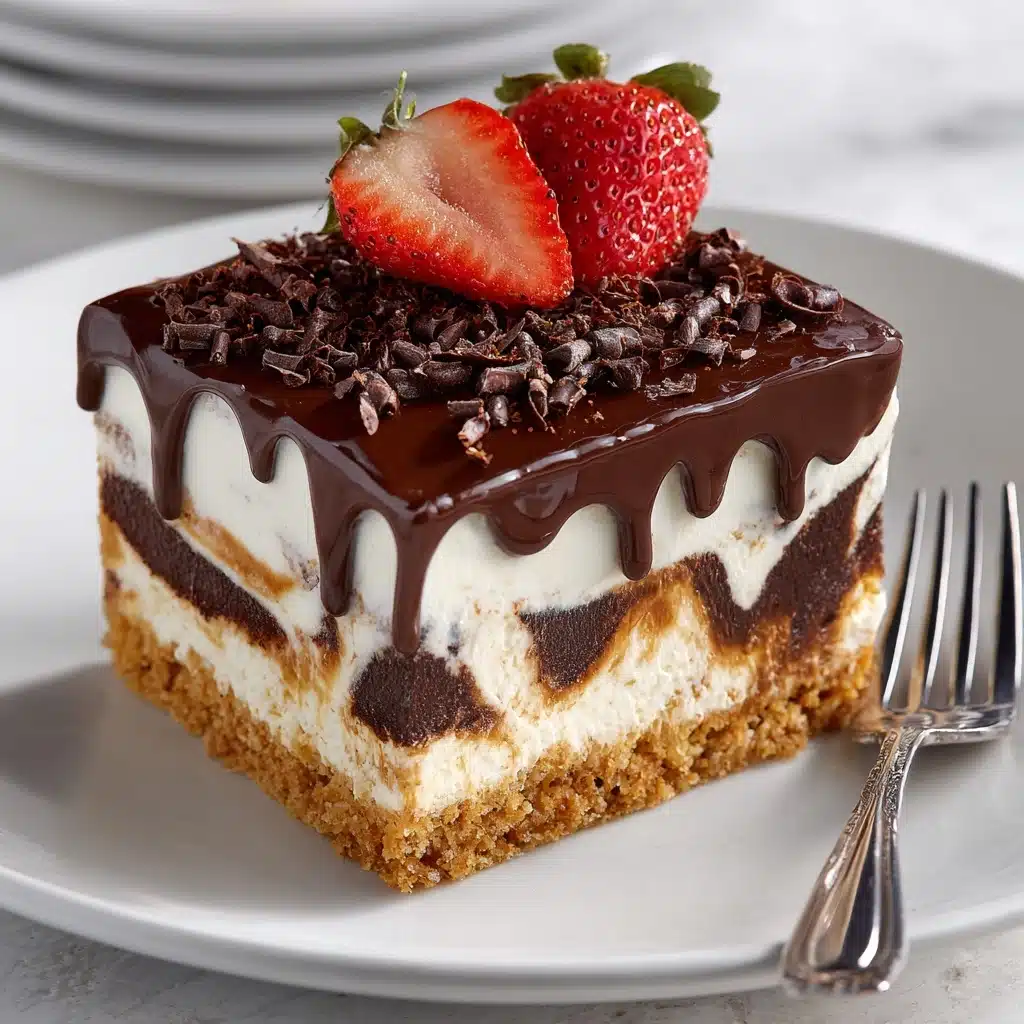 NO BAKE CHOCOLATE ECLAIR CAKE Recipe - Recipe Image