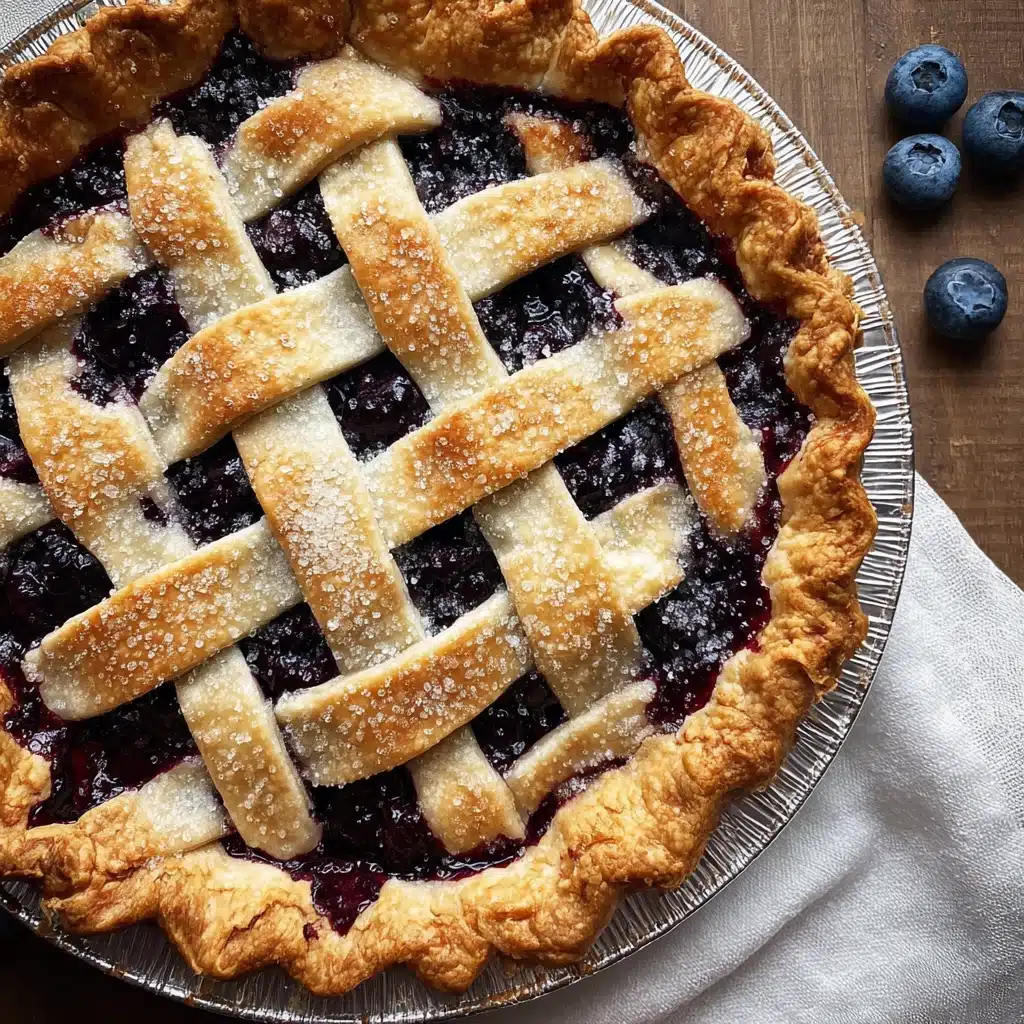 Homemade Blueberry Pie Recipe - Recipe Image