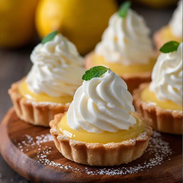 Lemon Curd and Whipped Cream (Korzinki) Recipe