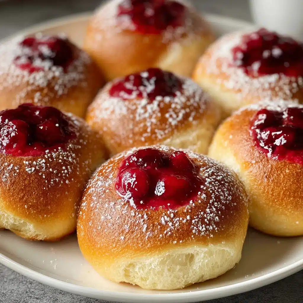 Sweet Cherry Filled Buns (Vatrushki) Recipe - Recipe Image