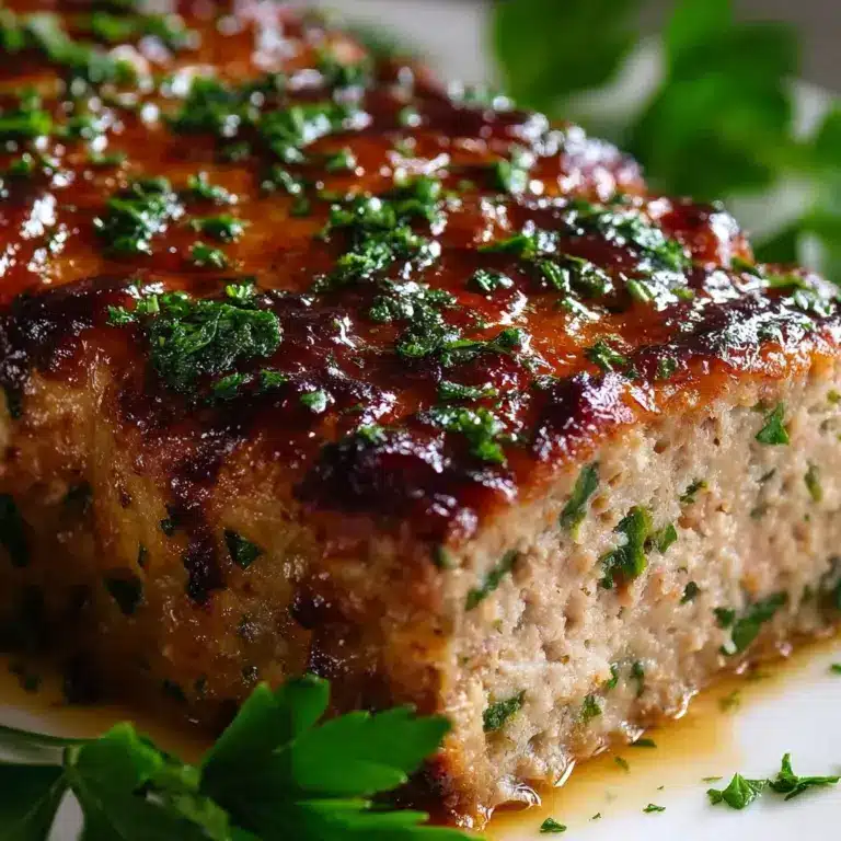 Melt-in-Your-Mouth Garlic Parmesan Chicken Meatloaf Recipe