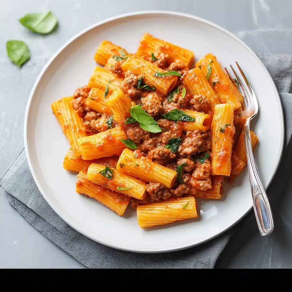Creamy Sausage Rigatoni Recipe