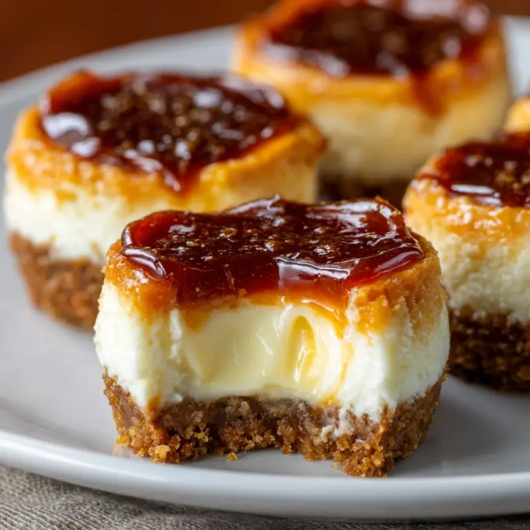 Mini Crème Brûlée Cheesecakes – Decadent Dessert Recipe