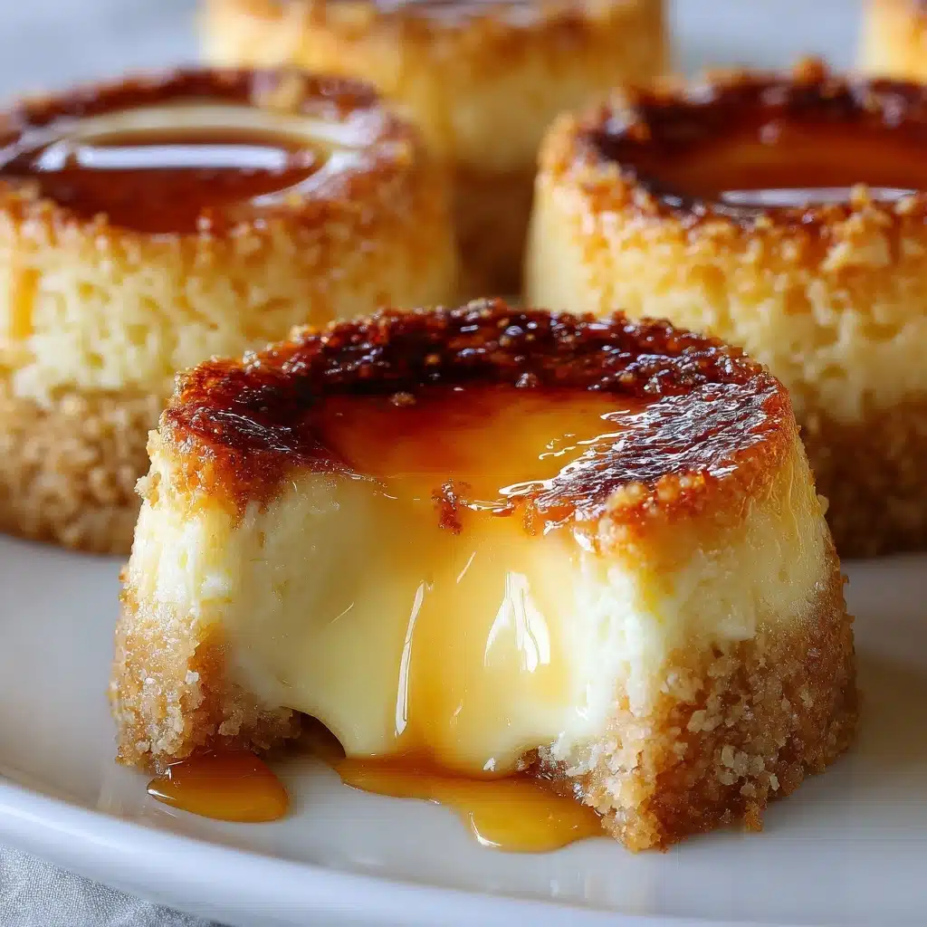 Mini Crème Brûlée Cheesecakes – Decadent Dessert Recipe - Recipe Image