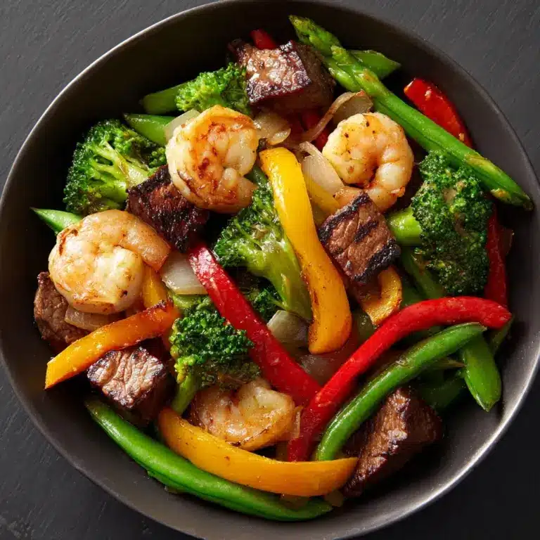STEAK AND SHRIMP STIR FRY Recipe