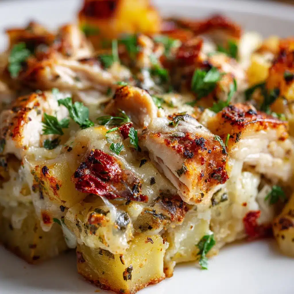 Garlic Parmesan Chicken and Potatoes (One-Pan Dinner) Recipe - Recipe Image