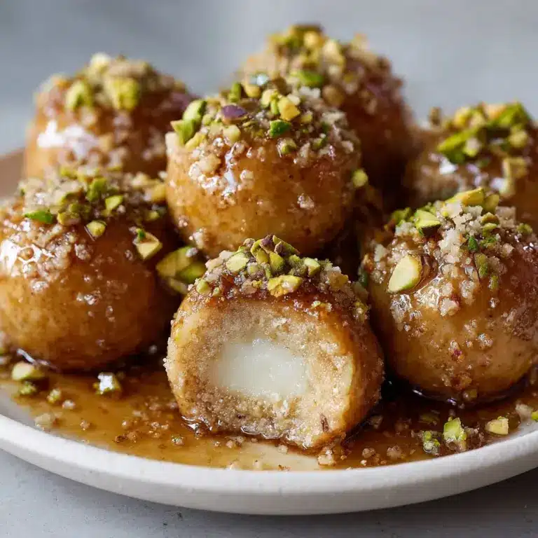 Ricotta pistachio honey bites Recipe