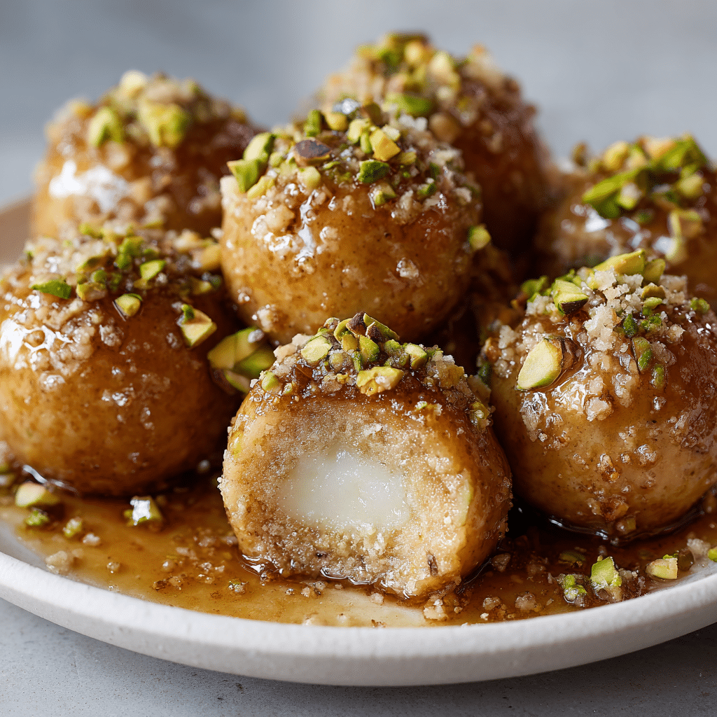 Ricotta pistachio honey bites Recipe - Recipe Image