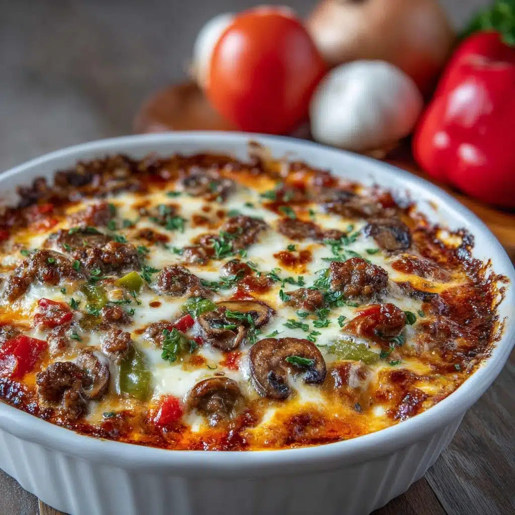 Crustless Low Carb Pizza Recipe - Recipe Image