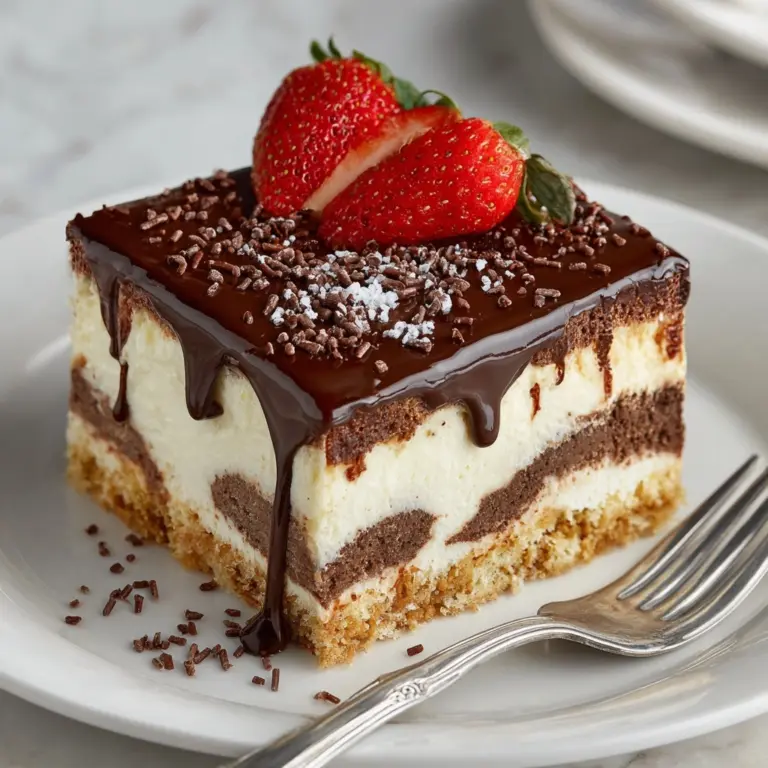 NO BAKE CHOCOLATE ECLAIR CAKE Recipe