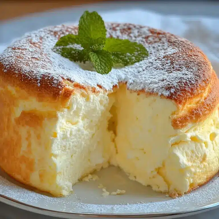 Light & Fluffy Yogurt Cloud Cake Recipe