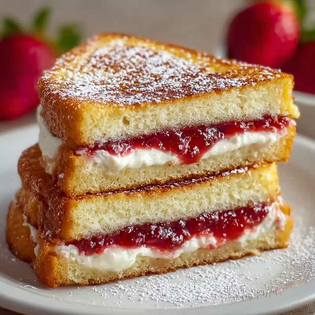 Fried Strawberry Cheesecake Sandwiches Recipe - Recipe Image