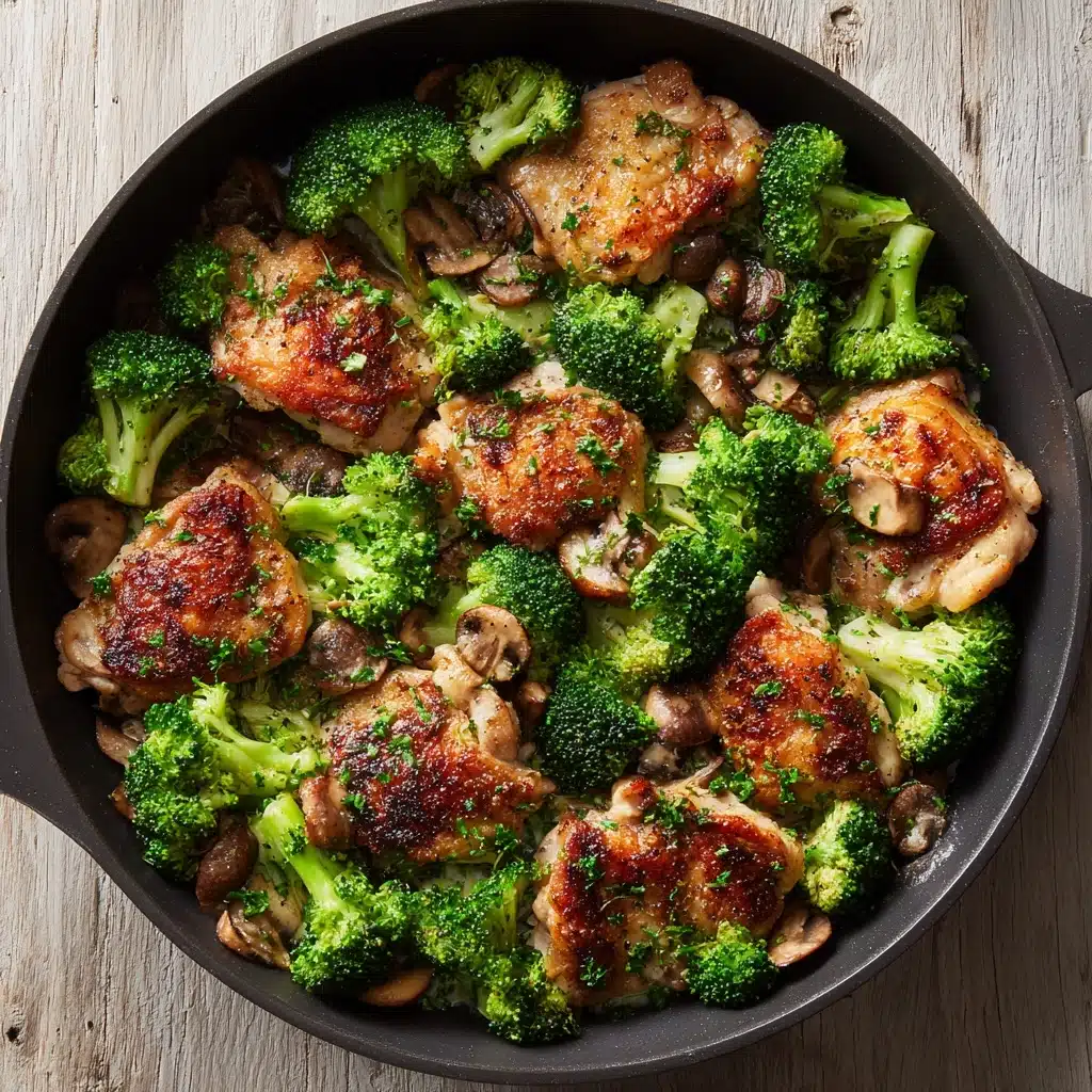 Low Carb Chicken Broccoli Skillet Recipe - Recipe Image